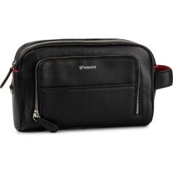 Kosmetyczka VALENTINI - 001-06540-0408-01 Black/Dark Red. Czarne kosmetyczki męskie Valentini, ze skóry. W wyprzedaży za 229,00 zł.