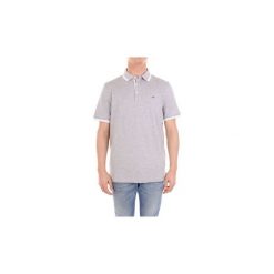 Koszulki polo z krótkim rękawem MICHAEL Michael Kors CB95FY220B. Szare koszulki męskie MICHAEL Michael Kors, m, bez wzorów, polo, z krótkim rękawem, krótkie. Za 239,39 zł.