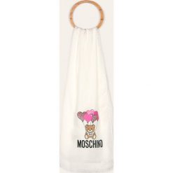 Moschino - Szal. Pomarańczowe szaliki damskie MOSCHINO, bez wzorów, z tkaniny. Za 359,90 zł.