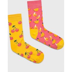 Answear - Skarpetki (2 pack). Szare skarpetki damskie ANSWEAR, z elastanu. Za 29,90 zł.