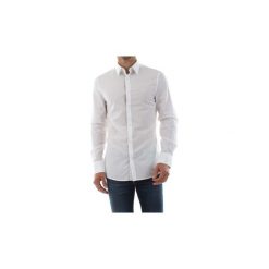 Koszule z długim rękawem Guess M91H41 WB2F0 VENICE. Białe koszule męskie Guess, xl, z aplikacjami, bez kołnierzyka, z długim rękawem. Za 220,23 zł.
