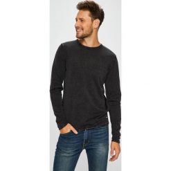 Only & Sons - Sweter. Czarne swetry męskie Only & Sons, s, bez wzorów, z bawełny, z okrągłym kołnierzem, bez kaptura. W wyprzedaży za 79,90 zł.