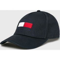 Tommy Hilfiger - Czapka. Czarne czapki z daszkiem męskie TOMMY HILFIGER. Za 179,90 zł.