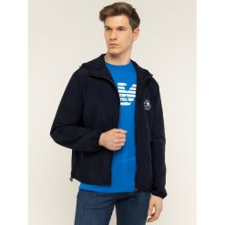 Kurtka przejściowa Emporio Armani 3H1B9E 1NKDZ 0920. Niebieskie kurtki męskie Emporio Armani, m, bez wzorów, z poliesteru, bez kaptura. W wyprzedaży za 899,00 zł.