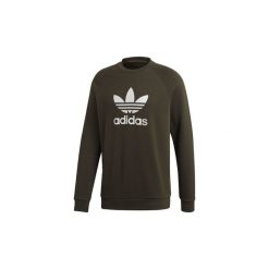 Bluzy adidas Bluza z zaokrąglonym dekoltem Trefoil. Zielone bluzy męskie rozpinane marki Adidas, l. Za 249,00 zł.