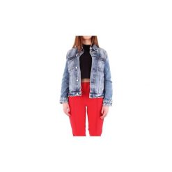 Kurtki jeansowe Calvin Klein Jeans J20J209394. Niebieskie kurtki damskie Calvin Klein Jeans, s, bez wzorów, z jeansu, bez kaptura. Za 297,69 zł.