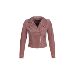 Kurtki skórzane Vero Moda VMROYCE. Różowe kurtki damskie Vero Moda, xs, bez wzorów, bez kaptura. Za 359,20 zł.