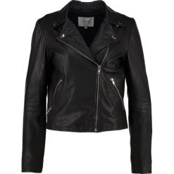 Selected Femme SFMARLEN Kurtka skórzana black. Czarne kurtki damskie marki Selected Femme, z materiału. Za 839,00 zł.