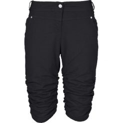 Bermudy bonprix czarny. Czarne spodnie damskie bonprix, bez wzorów. Za 109,99 zł.