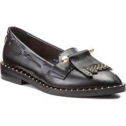 Półbuty ELISABETTA FRANCHI - SA-30F-77E2-V451 Nero 110. Czarne półbuty damskie skórzane marki Elisabetta Franchi, na obcasie. W wyprzedaży za 1349,00 zł.