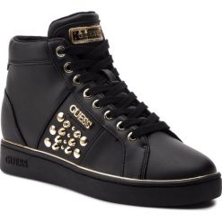 Sneakersy GUESS - Bekann FL7BEK ELE12 BLACK. Czarne półbuty damskie Guess, ze skóry ekologicznej. Za 599,00 zł.