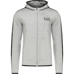 Bluza EA7 EMPORIO ARMANI. Szare bluzy męskie EA7 Emporio Armani, bez wzorów, z bawełny, z kapturem, bez rękawów, z kapturem. W wyprzedaży za 306,00 zł.