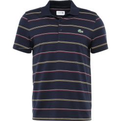 Lacoste Sport STRIPE Koszulka polo navy blue/whitelighthouse/redpomelo. Niebieskie koszulki sportowe męskie Lacoste Sport, m, z bawełny. Za 359,00 zł.