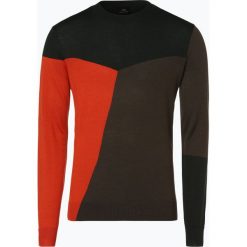 Armani Exchange - Sweter męski, pomarańczowy. Pomarańczowe swetry klasyczne męskie marki Armani Exchange, xxl, z wełny. Za 199,95 zł.