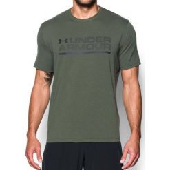 Under Armour Koszulka męska Wordmark Lock Up SS zielona r. S (1289899-330). Zielone koszulki sportowe męskie Under Armour, m. Za 76,62 zł.