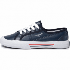 Pepe Jeans tenisówki damskie Aberlady Vega PLS30953, 41 ciemnoniebieskie. Niebieskie trampki i tenisówki damskie Pepe Jeans, bez wzorów, z jeansu, bez zapięcia. Za 239,00 zł.