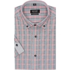 Koszula bexley 2302 krótki rękaw custom fit czerwony. Czerwone koszule męskie marki Recman, m, bez wzorów, bez kołnierzyka, z krótkim rękawem. Za 69,99 zł.