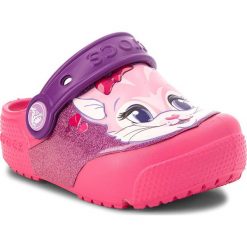 Klapki dziewczęce: Klapki CROCS – Fun Lab Lights Clog K 205000 Paradise Pink