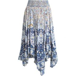 Free People ROAMING WILD MIDI SKIRT Długa spódnica indigo blue. Niebieskie spódniczki damskie marki Free People, l, bez wzorów, z wiskozy, długie, midi. Za 619,00 zł.