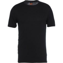 Icebreaker OASIS CREWE Tshirt basic black. Czarne topy sportowe damskie marki Icebreaker, l, z materiału. Za 319,00 zł.