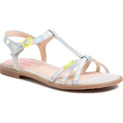 Sandały PEPE JEANS - Elsa Iridiscent PGS90139 Silver 934. Szare klapki damskie Pepe Jeans, bez wzorów, z jeansu, bez obcasa, na obcasie. W wyprzedaży za 169,00 zł.