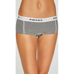 Pieces - Figi. Szare majtki damskie marki Pieces, s, bez wzorów, z bawełny. W wyprzedaży za 29,90 zł.