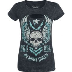 Rock Rebel by EMP Dare To Be Different Koszulka damska czarny. Czarne koszulki damskie marki Rock Rebel by EMP, l, bez wzorów, rockowe, bez kołnierzyka, bez rękawów. Za 99,90 zł.