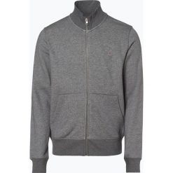 Gant - Męska bluza rozpinana, szary. Szare bluzy męskie GANT, xl, bez wzorów, z bawełny, bez kołnierzyka, bez rękawów, bez kaptura. Za 449,95 zł.