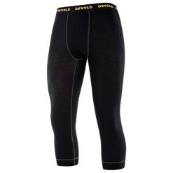 Devold Kalesony Męskie Wool Mesh Man 3/4 Long Johns, Black, Xl. Czarne kalesony męskie marki Devold, xl, z wełny. Za 269,00 zł.