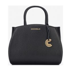 Coccinelle Concrete Mini Torebka Czarny. Czarne torebki klasyczne damskie Coccinelle, w paski, ze skóry, bez dodatków. Za 1320,95 zł.
