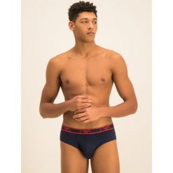 Komplet 3 par slipów Emporio Armani Underwear 111734 0P715 66535. Slipy męskie Emporio Armani Underwear, s, bez wzorów, z elastanu. W wyprzedaży za 139,00 zł.