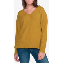 French Connection Sweter Żółty. Żółte bluzy damskie French Connection, xs, bez wzorów, z elastanu, bez rękawów, bez kaptura. Za 498,95 zł.