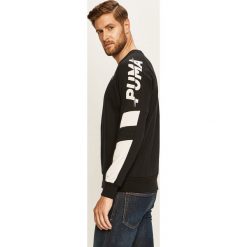 Puma - Bluza. Czarne bluzy męskie Puma, s, z nadrukiem, z elastanu, z okrągłym kołnierzem, bez rękawów, bez kaptura. Za 219,90 zł.