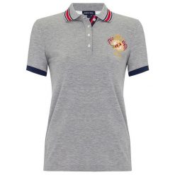 Auden Cavill Koszulka Damska Polo L Szara. Szare koszulki damskie Auden Cavill, l, bez wzorów, polo, bez rękawów. Za 76,00 zł.