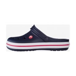Crocs Crocband™ Crocs Niebieski. Niebieskie klapki męskie Crocs, w paski, z materiału. Za 206,95 zł.