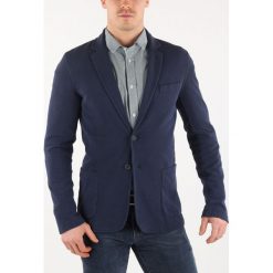 Trussardi Jeans Marynarka Niebieski. Niebieskie płaszcze męskie Trussardi Jeans, m, bez wzorów, z elastanu, bez kaptura. Za 1033,95 zł.