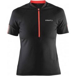 Craft Koszulka Rowerowa Velo W Black S. Czarne bluzki sportowe damskie marki Craft, s, z materiału, z dekoltem na plecach, z krótkim rękawem. Za 149,00 zł.