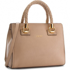 Torebka LIU JO - M Satchel Manhattan A68100 E0011 Arenaria 71316. Brązowe torebki klasyczne damskie Liu Jo, ze skóry ekologicznej, duże. Za 689,00 zł.
