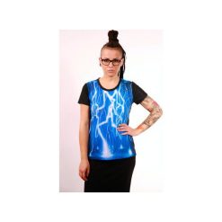 Piorunujący t-shirt Niebieski. Niebieskie t-shirty damskie marki Sthorm, s, z nadrukiem, z dzianiny, bez kołnierzyka. Za 149,00 zł.