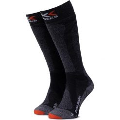 Skarpety Wysokie Damskie X-SOCKS - Carve Silver 4.0 XSSS47W19U G036. Szare skarpetki damskie X SOCKS, bez wzorów, z elastanu. Za 139,00 zł.