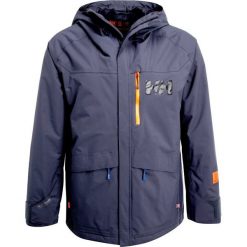Helly Hansen FERNIE Kurtka narciarska graphitze blue. Niebieskie kurtki sportowe męskie Helly Hansen, m, bez wzorów, z materiału, bez kaptura, narciarskie. W wyprzedaży za 943,20 zł.