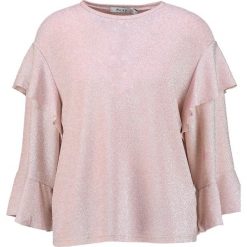 Bluzki damskie: NAKD FLOUNCE SLEEVE SPARKLE Bluzka z długim rękawem light pink