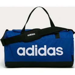 Adidas - Torba. Niebieskie torby męskie sportowe Adidas, w paski, z poliesteru, sportowe. Za 99,90 zł.