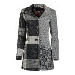 Płaszcze damskie pastelowe: Desigual Płaszcz Damski 38 Szary