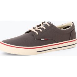 Tommy Jeans - Tenisówki męskie, szary. Szare trampki męskie Tommy Jeans, bez wzorów, z jeansu, sportowe, bez zapięcia. Za 149,95 zł.