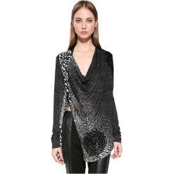 Desigual Panie Sweter Jers Adeline 17Wwjf62 2000 (Rozmiar S). Czarne bez kategorii Desigual, s. W wyprzedaży za 183,00 zł.