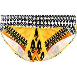 Stroje kąpielowe damskie: Pełne figi bikini „Cavalaire” w kolorze żółto-czarno-białym