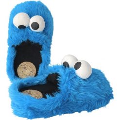 Kapcie męskie: Ulica Sezamkowa Cookie Monster Kapcie błękitny