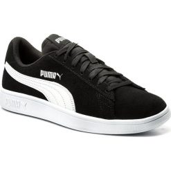 Sneakersy PUMA - Smash V2 364989 01 Black Puma/White Puma/Silver. Czarne półbuty damskie Puma, ze skóry. W wyprzedaży za 179,99 zł.
