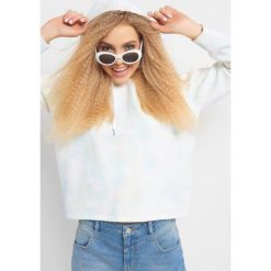 Krótka bluza z kapturem. Białe koszulki damskie Orsay, xs, bez wzorów, z bawełny, eleganckie, z kapturem. Za 79,99 zł.